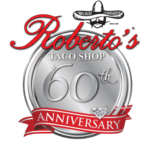 Roberto's Taco Shop 60th Anniversary Logo